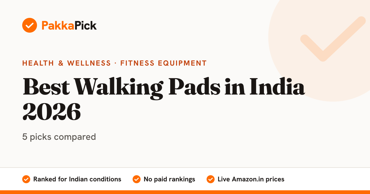 Best Walking Pads in India 2026